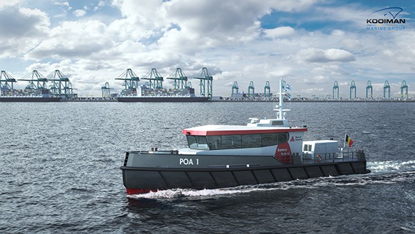 Kooiman bouwt twee patrouillevaartuigen voor Port of Antwerp
