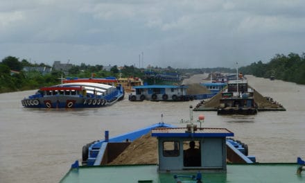het Cho Gaokanaal in Vietnam