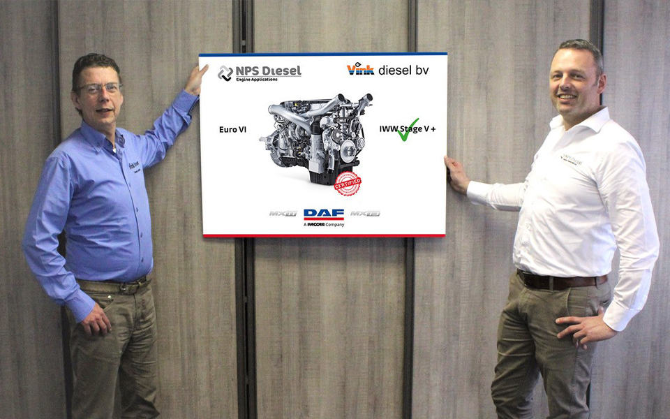 NPS Diesel en Vink Diesel introduceren  MARINE POWERED BY DAF: “Schoner is niet duurder”