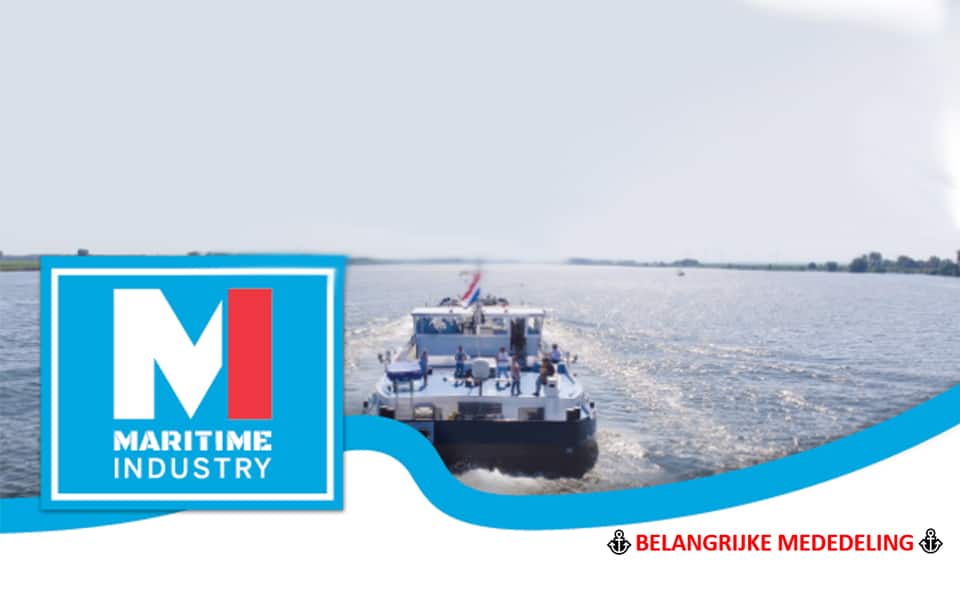 Maritime Industry uitgesteld tot 13, 14 en 15 oktober 2020