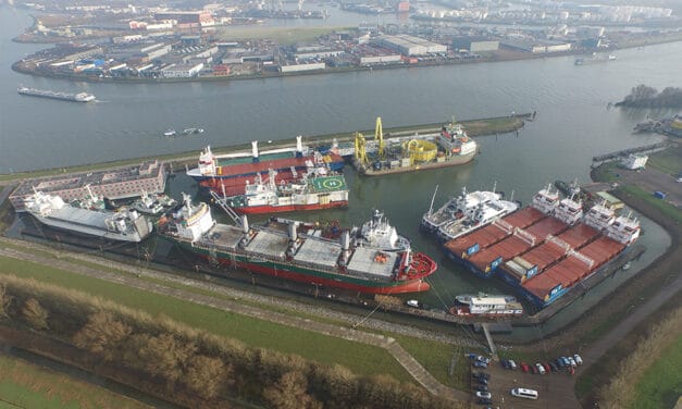 Dutch Harbour: veilige, nette opleghaven  met uniek, compleet voorzieningenpakket
