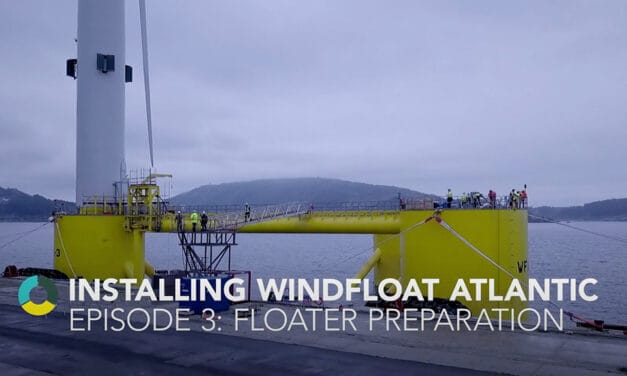 Release of the 3rd episode of the video series “Installing WindFloat Atlantic”