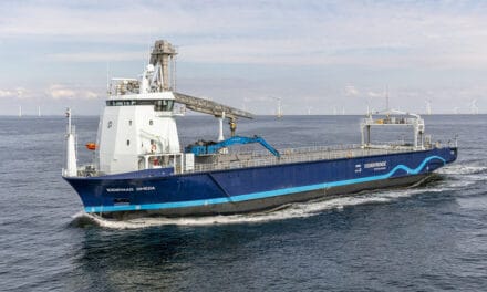 Eidsvaag Omega ex Baltic verbouwd door Hartman marine Shipbuilding BV