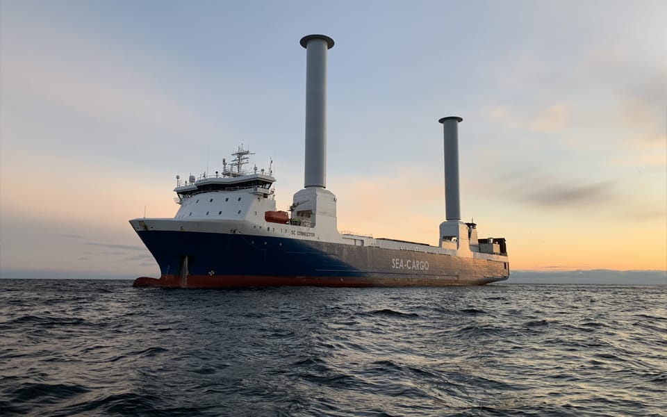 Modern zeilschip voor vrachtvervoer SC Connector arriveert dinsdag in Rotterdam