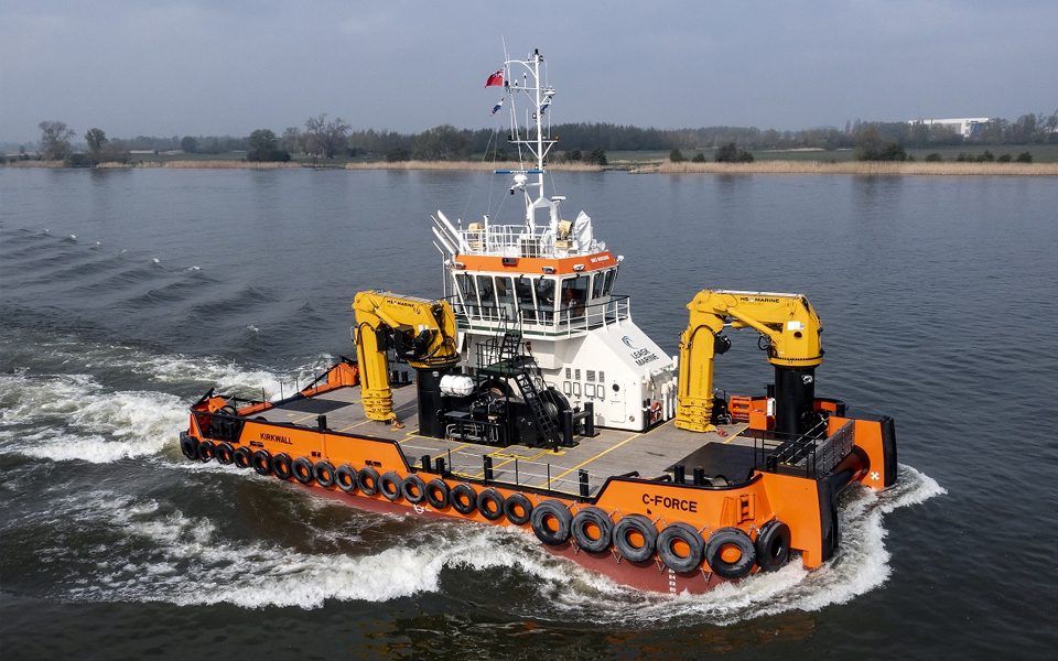 Damen delivers Multi Cat to Leask Marine in record time