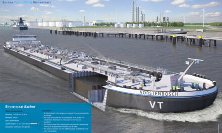 10 jaar Vorstenbosch, grootste binnenvaarttanker ter wereld