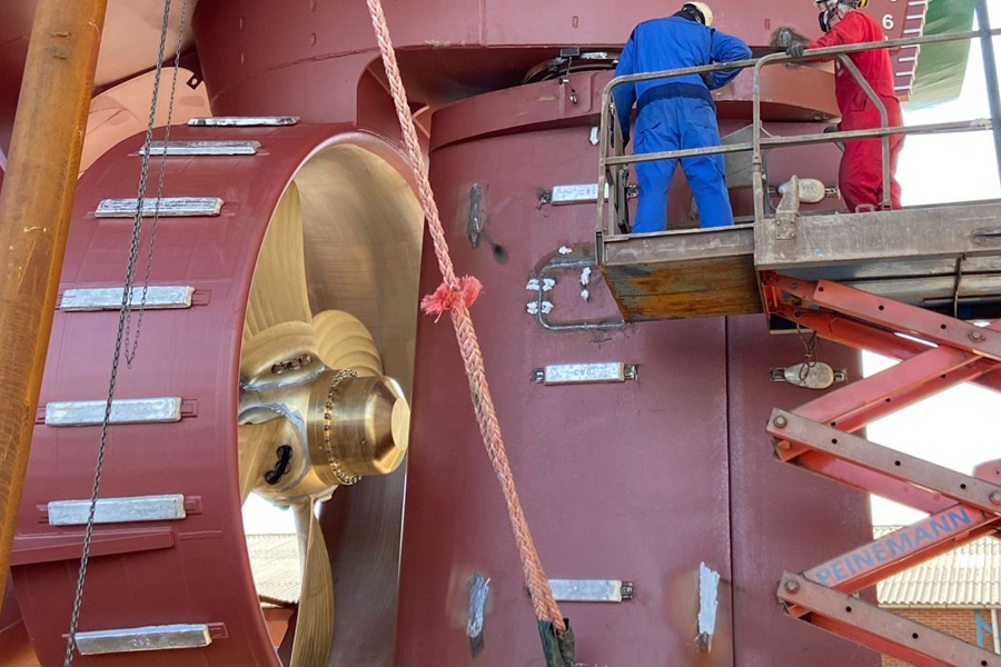 Damen Marine Components levert roeren met hoge liftkracht voor tien Arklow-schepen