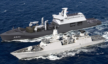 Kiel legging Combat Support Ship bij Damen Naval in Roemenië