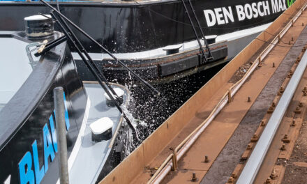 Concordia Damen held naming ceremony for twin inland container vessels for Den Bosch Max BV