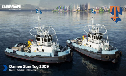   Damen Shipyards signs contract with Tidewater  for the supply of two Damen Stan Tugs 2309