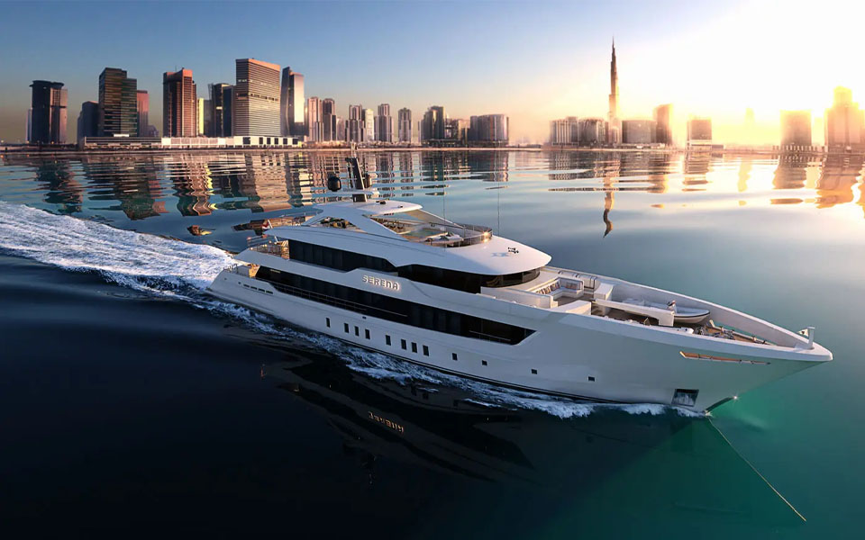 Heesen presenteert 55 meter staal Project Serena op Dubai International Boat Show