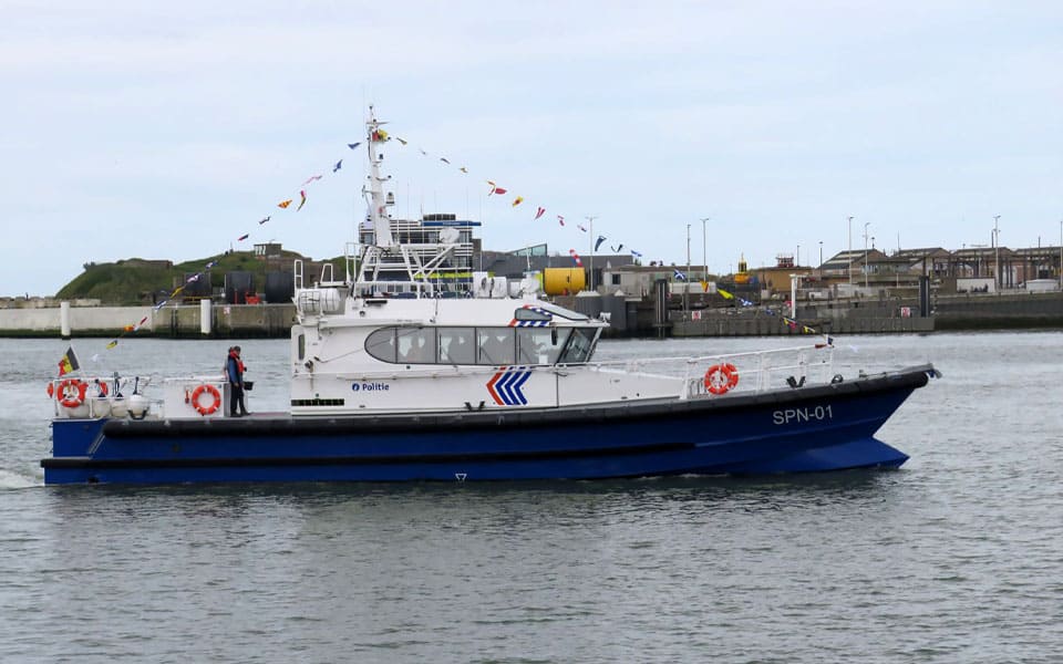 Nieuw politievaartuig voor Belgische Noordzee