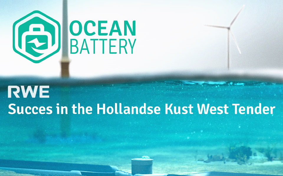 Groningse Startup gaat samen met RWE grootschalige energieopslag ontwikkelen voor Hollandse Kust West VII
