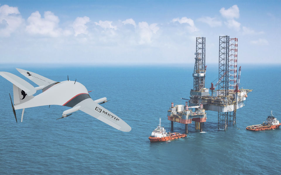 METIP ontwikkelt drone-vervoer naar zee