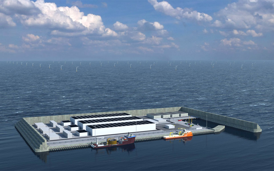 Energie-eilanden gaan windenergie op Noordzee ondersteunen