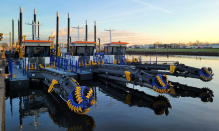 Damen delivers another batch of cutter suction dredgers for Mexico