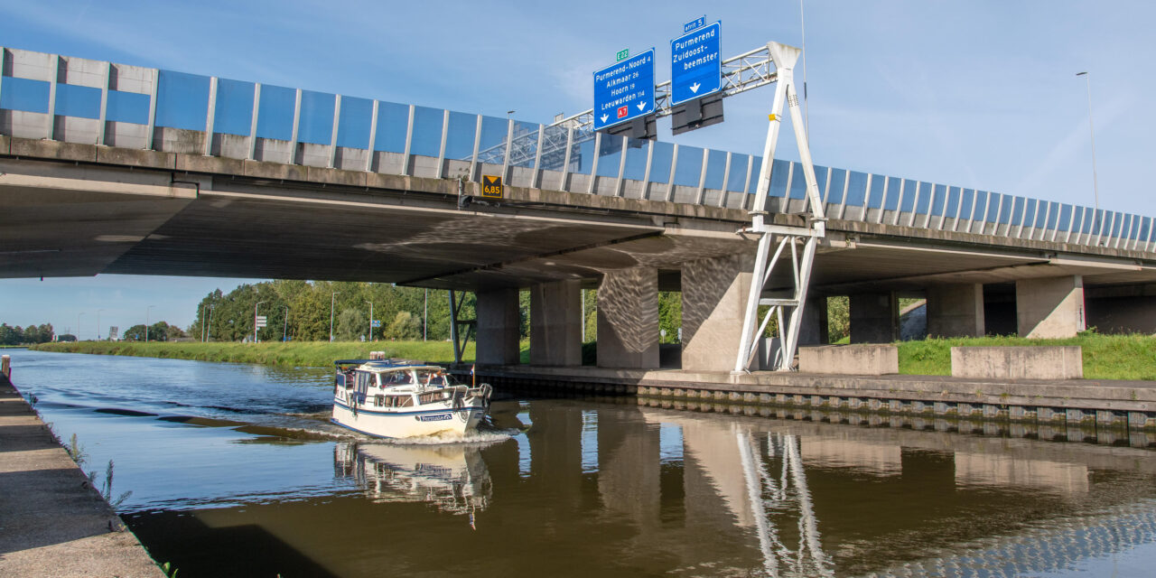 Verkeershinder door Versterking brug A7 bij Purmerend (april – sept)