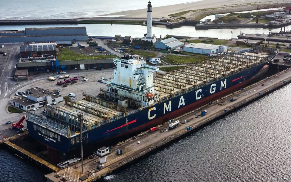 Damen Shipyards and CMA CGM to cooperate on increasing container ship efficiency