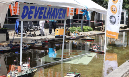 Modelbouwgroep Devel heeft zich ingezet op de Maritime Industry Beurs.